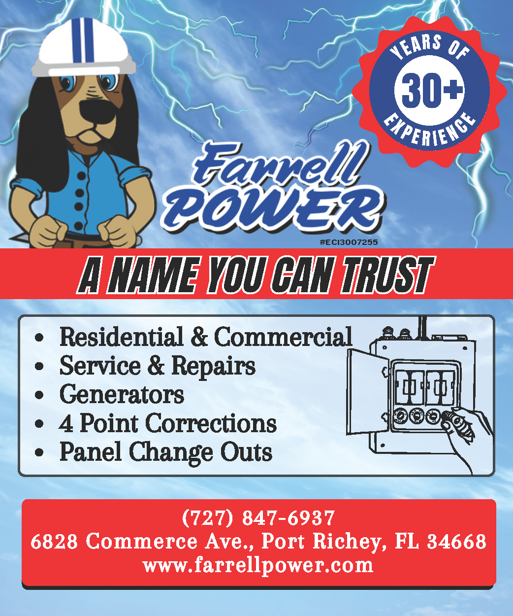 Farrell Power Website Banner