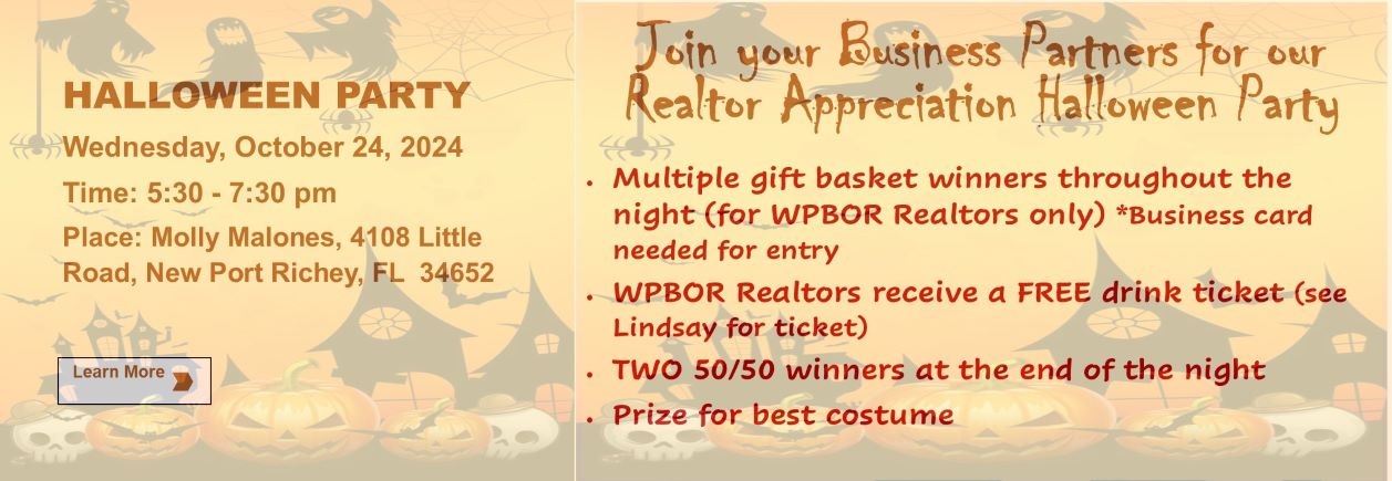 Realtor Appreciation Halloween Party Description