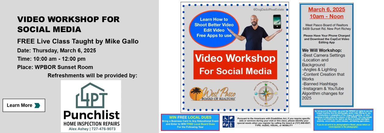 Video Workshop For Social Media Class Description