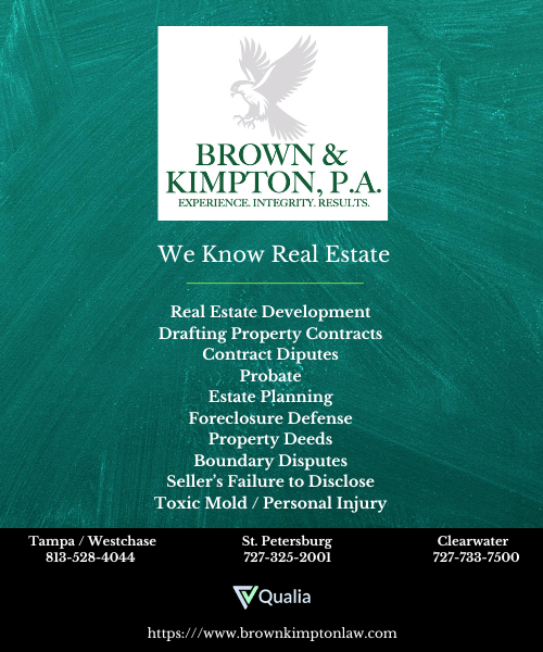 Brown & Kimpton, P.A. Website Banner