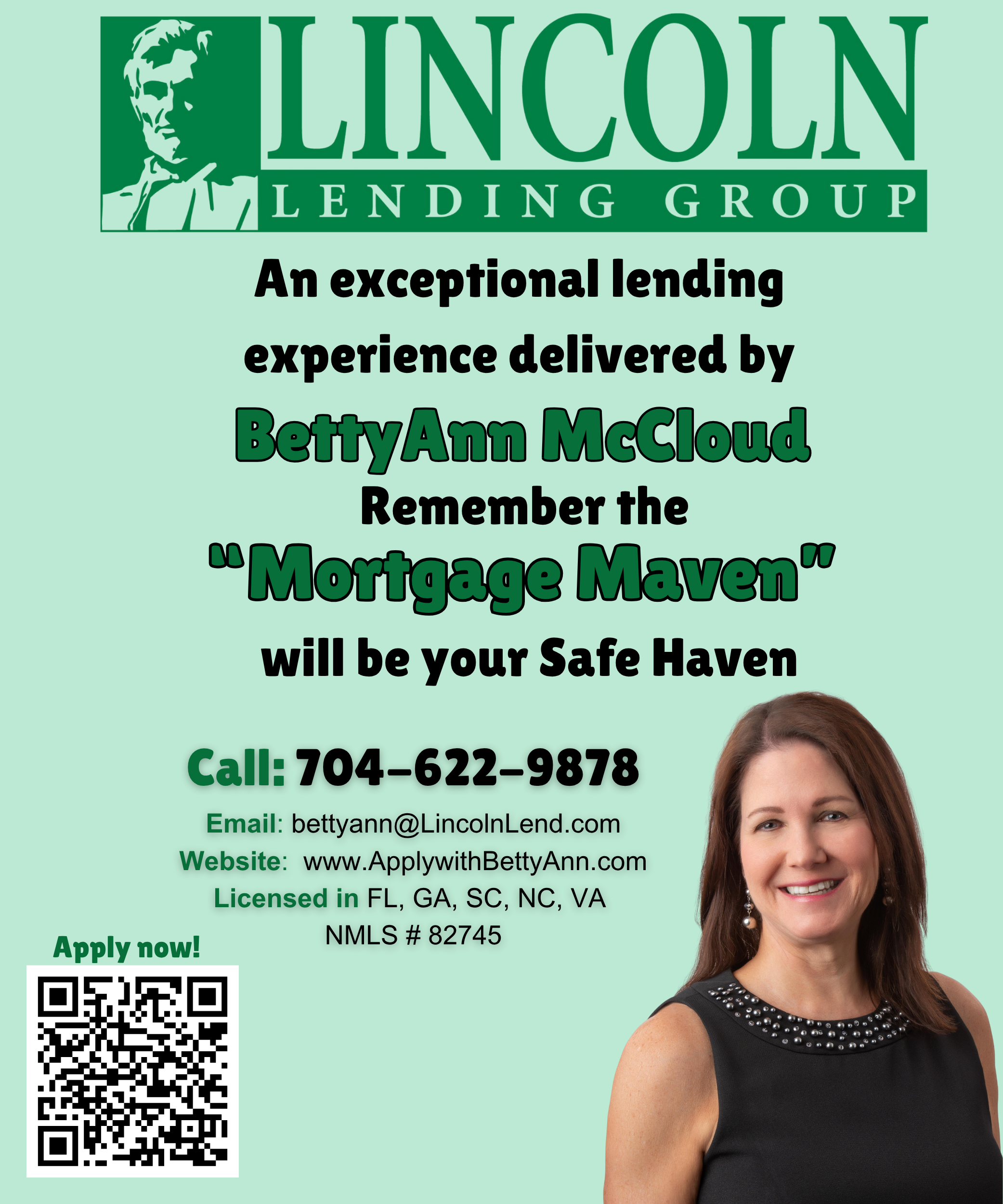Lincoln Lending Group Website Banner Ad