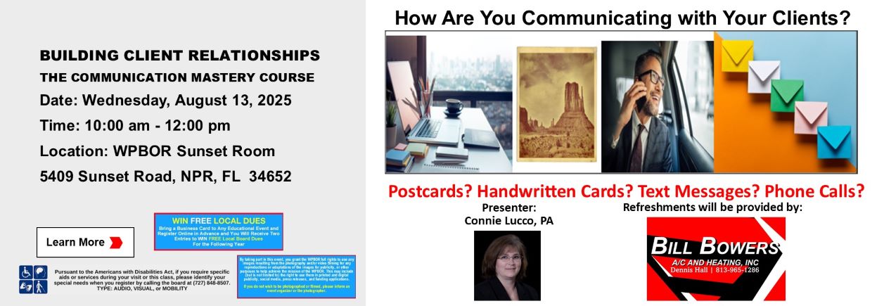 Building Client Relationships: The Communication Mastery Course Class Description