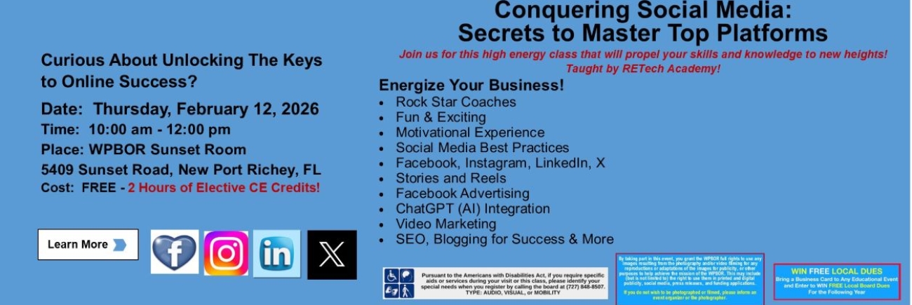 Conquering Social Media Class Description