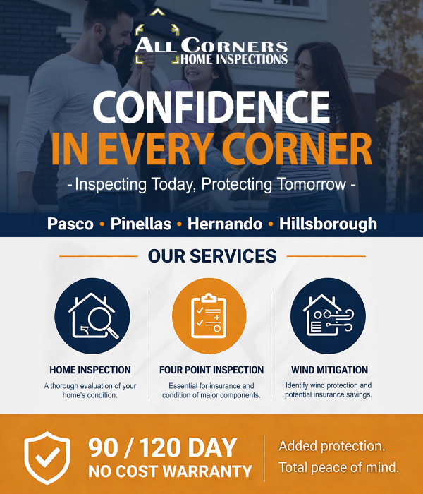 All Corners Home Inspections Website Ad