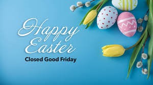 Closed Good Friday Sign