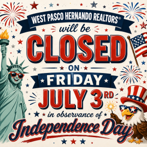 Sign Board Office Closing for Independence Day