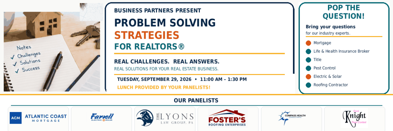 Problem Solving Strategies for Realtors Class Description