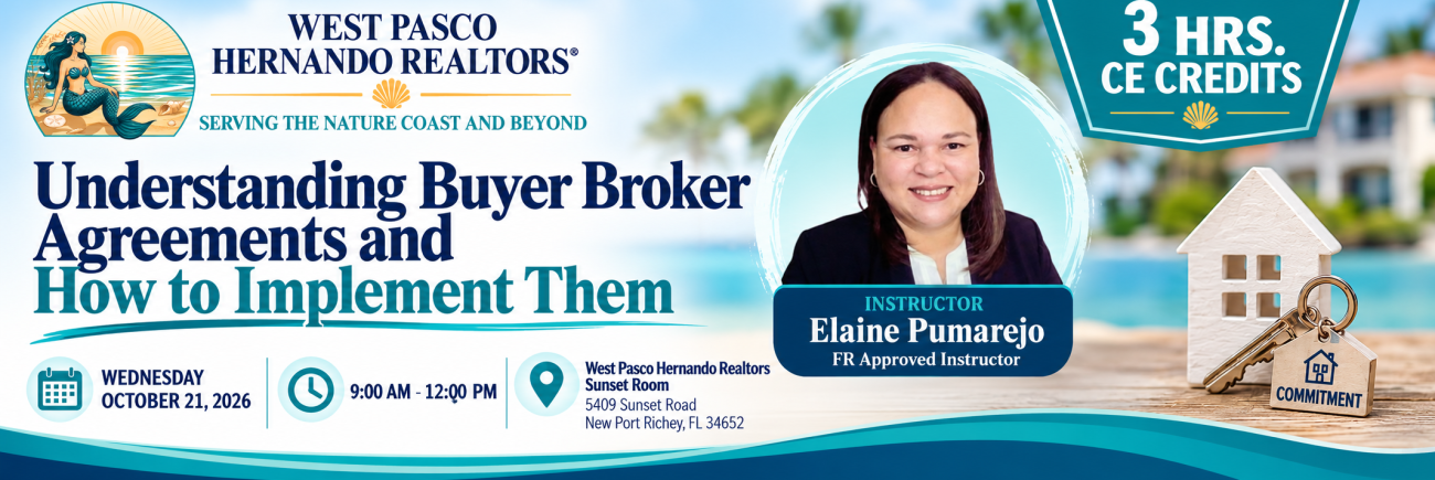Class Description - Understanding Buyer Broker Agreements and How To Implement Them-NPR Office-10-21-26